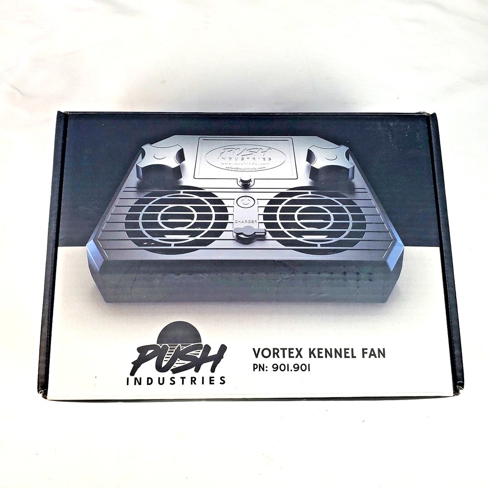 Push Industries Vortex Universal Kennel & Crate Fan 901.901 (Dual 3" Fans) NOB
